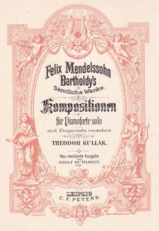 FELIX MENDELSSOHN BARTHOLDY - Kompositionen für Pianoforte solo [antikvár]