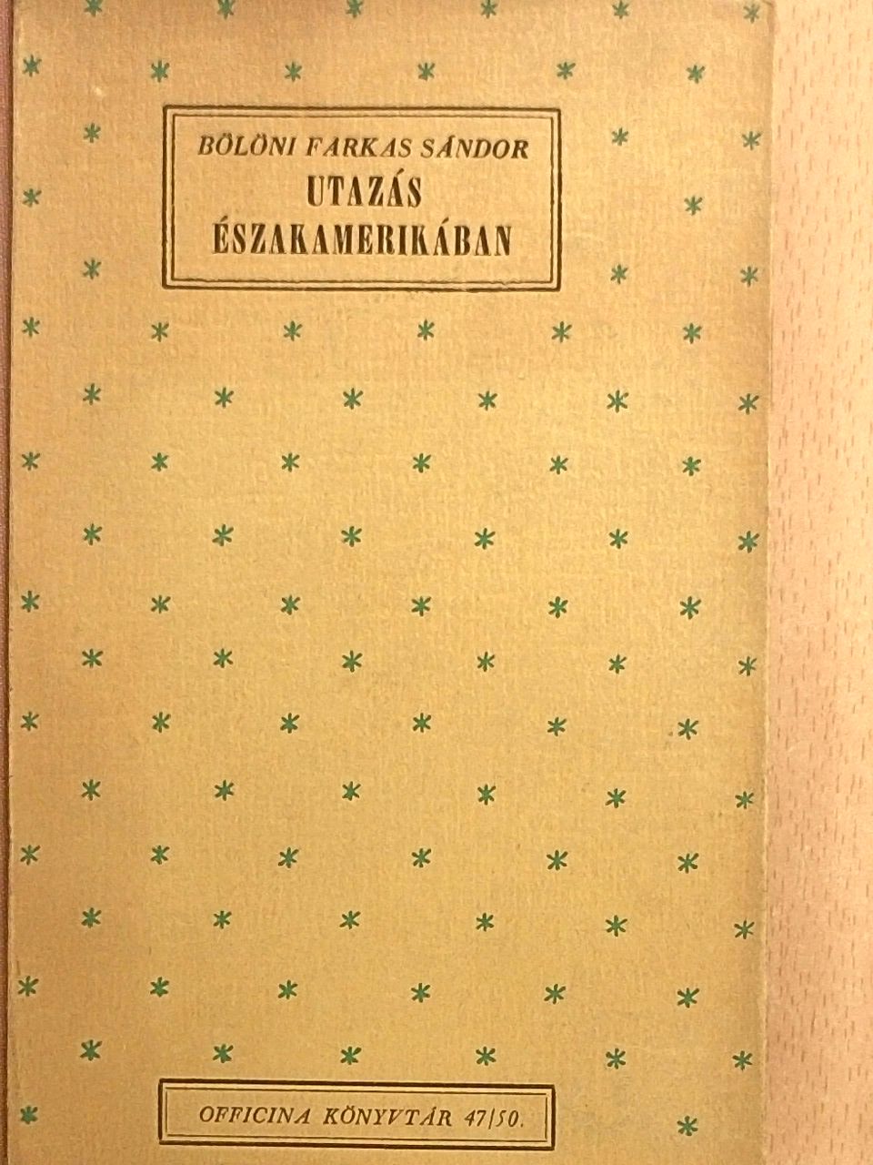 Bölöni Farkas Sándor - Utazás Északamerikában [antikvár]