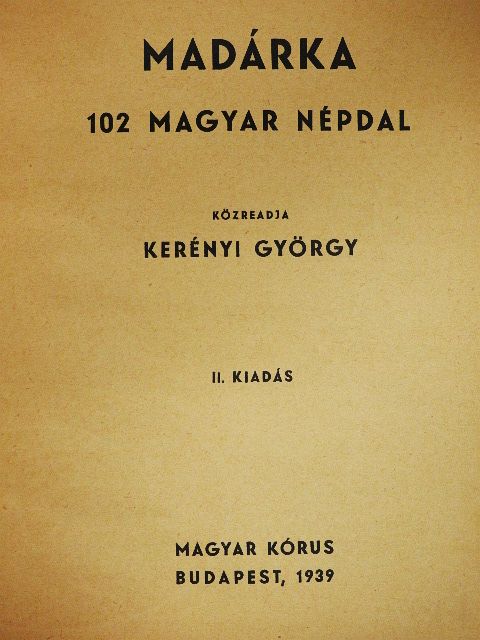Kerényi György - Madárka [antikvár]