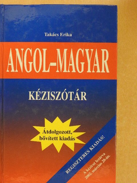 Angol-magyar kéziszótár [antikvár]