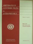 Harold Zirin - Smithsonian Contributions to Astrophysics 1957 Volume 2, Number 1 [antikvár]