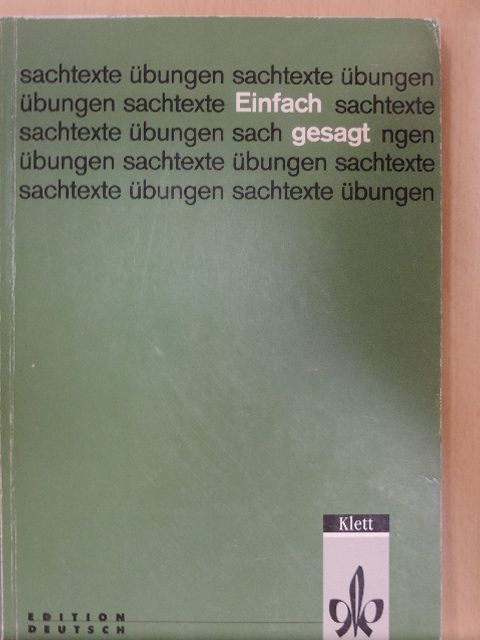 Einfach gesagt [antikvár]