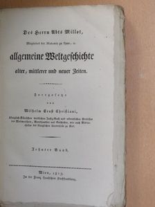 Millot - Allgemeine Weltgeschichte X. (gótbetűs) [antikvár]