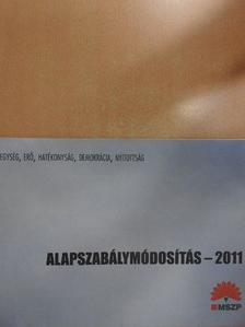 Alapszabálymódosítás - 2011 [antikvár]