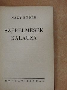Nagy Endre - Szerelmesek kalauza [antikvár]