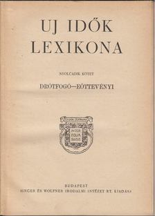 Herczeg Ferenc - Uj idők lexikona VIII. kötet [antikvár]