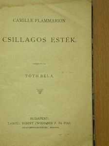 Camille Flammarion - Csillagos esték [antikvár]