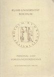 Hans-Joachim Cipa (szerk.) - Personal- und Vorlesungsverzeichnis Wintersemester 1991/92 [antikvár]