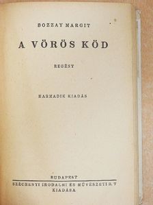 Bozzay Margit - A vörös köd [antikvár]
