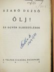 Szabó Dezső - Ölj! [antikvár]