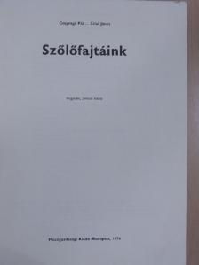 Csepregi Pál - Szőlőfajtáink [antikvár]