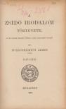 KECSKEMÉTI ÁRMIN - A zsidó irodalom története I. kötet [antikvár]