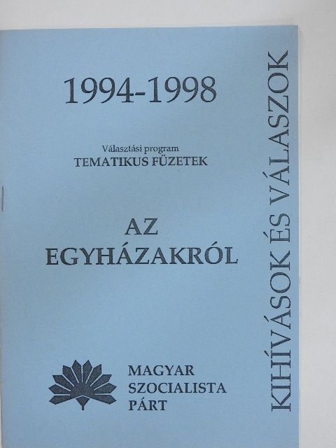 Gellért Kis Gábor - Az egyházakról [antikvár]