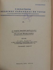 Simó Tibor - Az ujságok segitsége mezőgazdasági feladataink végrehajtásához [antikvár]