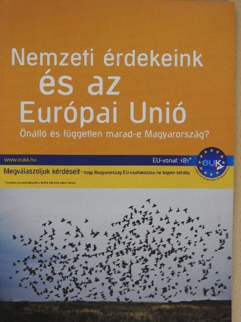 Nemzeti érdekeink és az Európai Unió [antikvár]