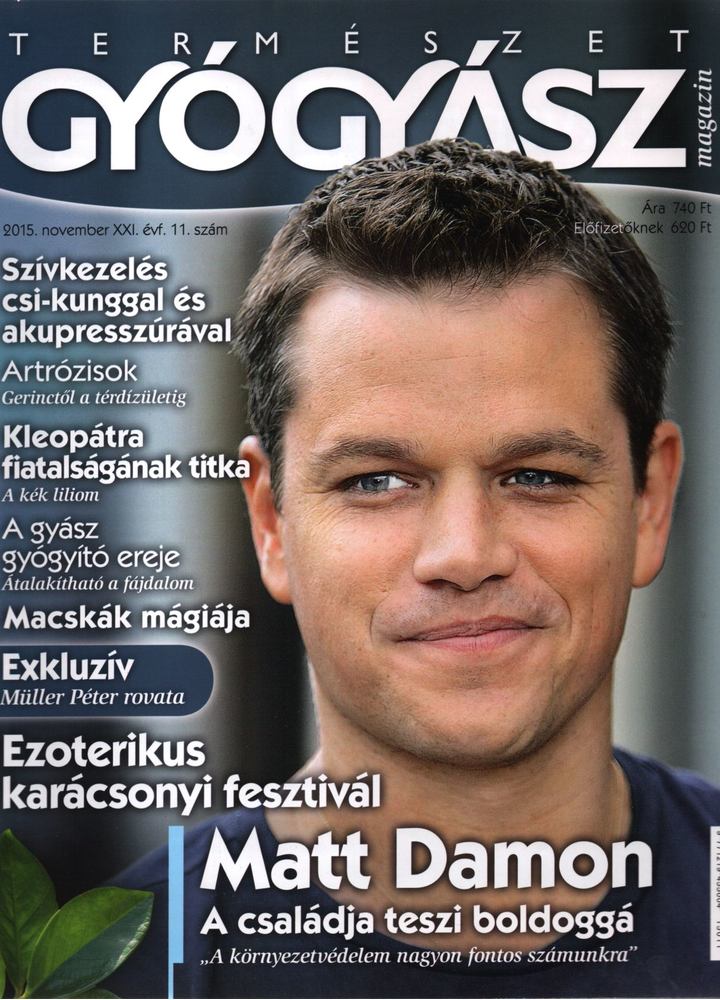 dr. Görgei Katalin (főszerk.) - Természetgyógyász Magazin 2015. november XXI. évf. 11. szám [antikvár]