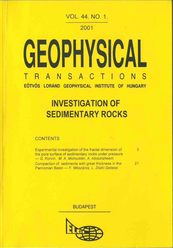 Hegybíró Zsuzsanna - Geophysical Transactions vol. 44. no. 1. [antikvár]
