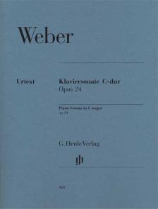 WEBER - KLAVIERSONATE C-DUR OP.24 URTEXT (HAUG-FREIENSTEIN/KRAUS)