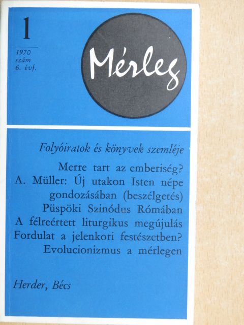 Mérleg 1970/1. [antikvár]