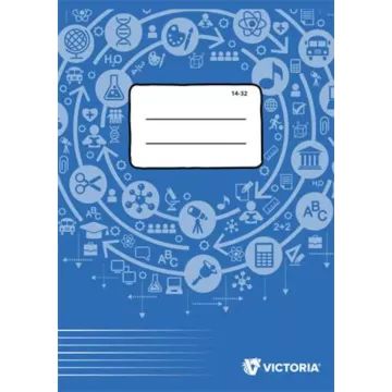 Victoria: A5-ös 1. osztályos vonalas füzet - 14-32