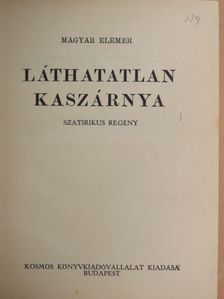 Magyar Elemér - Láthatatlan kaszárnya [antikvár]