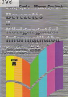 Mezey Gyula, Mezey Gyuláné - Bevezetés a Közigazgatási Informatikába [antikvár]