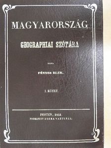 Magyarország geographiai szótára I. (töredék) [antikvár]