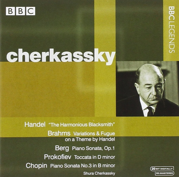HANDEL, BRAHMS, BERG, PROKOFIEV, CHOPIN - PIANO SONATA, TOCCATA CD
