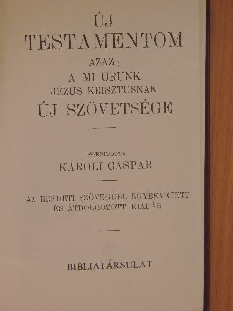 Új Testamentom [antikvár]