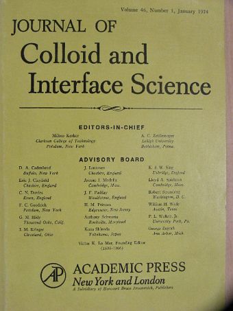 Karl Sollner - Journal of Colloid and Interface Science, January 1974 [antikvár]