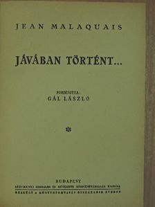 Jean Malaquais - Jávában történt... [antikvár]