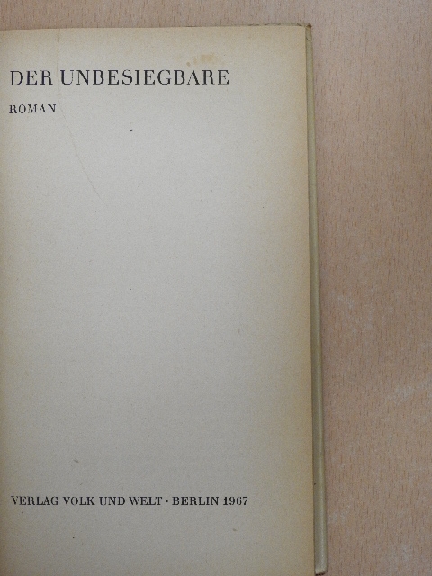 Stanislaw Lem - Der Unbesiegbare [antikvár]