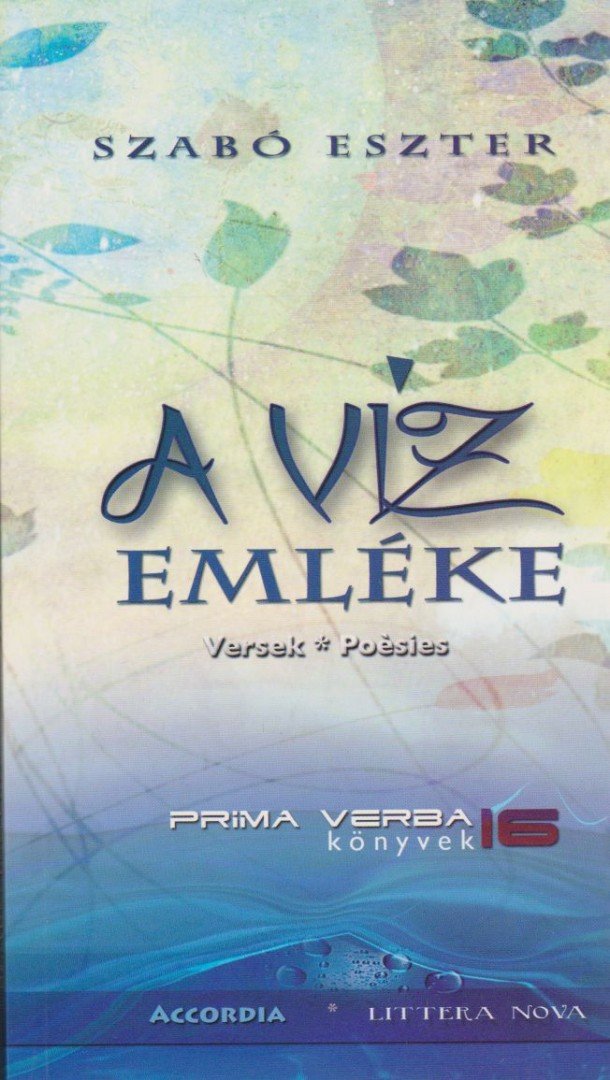 Szabó Eszter - A víz emléke [antikvár]