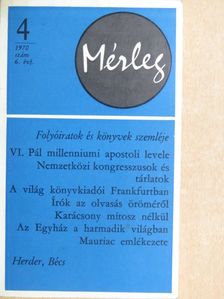 A. Paton - Mérleg 1970/4. [antikvár]