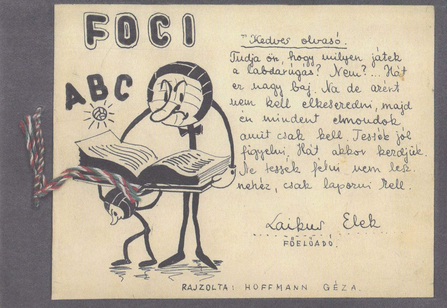 Hoffmann Géza - Foci ABC [antikvár]
