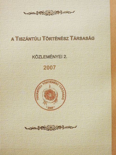 Bogoly József Ágoston - A Tiszántúli Történész Társaság Közleményei 2. [antikvár]