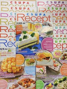 Csupa Recept  2014-2019. (vegyes számok) (15 db) [antikvár]