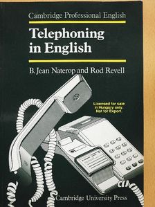 B. Jean Naterop - Telephoning in English - 2 db kazettával [antikvár]