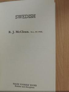 R. J. McClean - Swedish [antikvár]