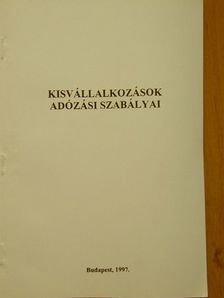 Kisvállalkozások adózási szabályai [antikvár]