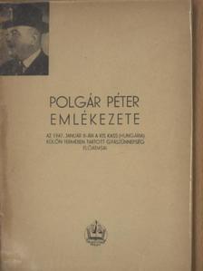 Donászy Kálmán - Polgár Péter emlékezete [antikvár]