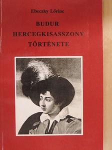 Ebeczky Lőrinc - Budur hercegkisasszony története [antikvár]