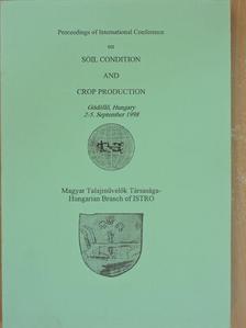 Barta L. - Proceedings of International Conference on Soil Condition and Crop Production [antikvár]