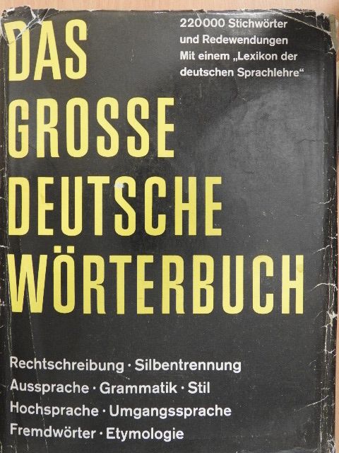 Dr. Christa Förster - Das grosse deutsche Wörterbuch [antikvár]