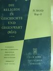 Die Religion in Geschichte und Gegenwart IV. [antikvár]