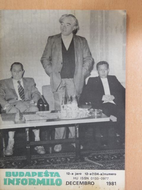 Gregori Mihalkov - Budapesta Informilo Decembro 1981 [antikvár]