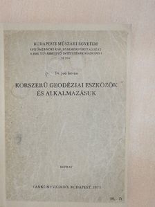 Dr. Joó István - Korszerű geodéziai eszközök és alkalmazásuk [antikvár]
