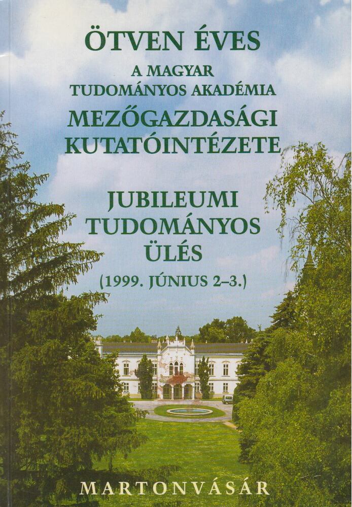 Bedő Zoltán - Ötven éves a Magyar Tudományos Akadémia Mezőgazdasági Kutatóintézete [antikvár]