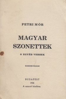 Petri Mór - Magyar szonettek [antikvár]