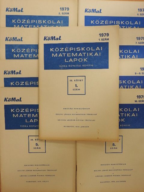 Csirmaz László - Középiskolai matematikai lapok 1979. január-december [antikvár]